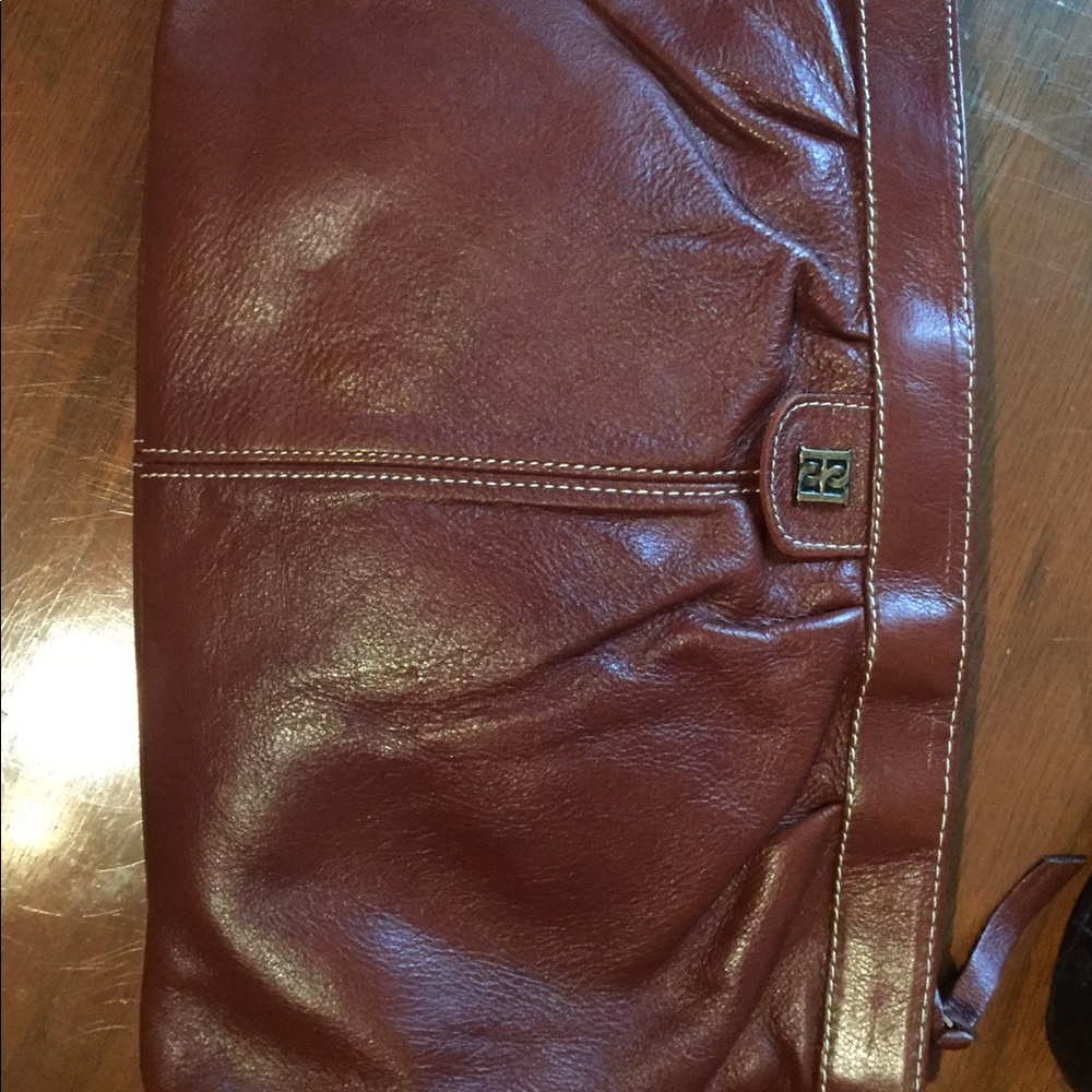 E210 Borelli clutch brown purse Vintage (see pictures)